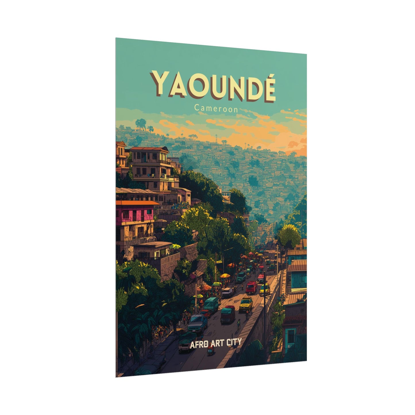 🇨🇲 Cameroon - Yaoundé ｜ Poster
