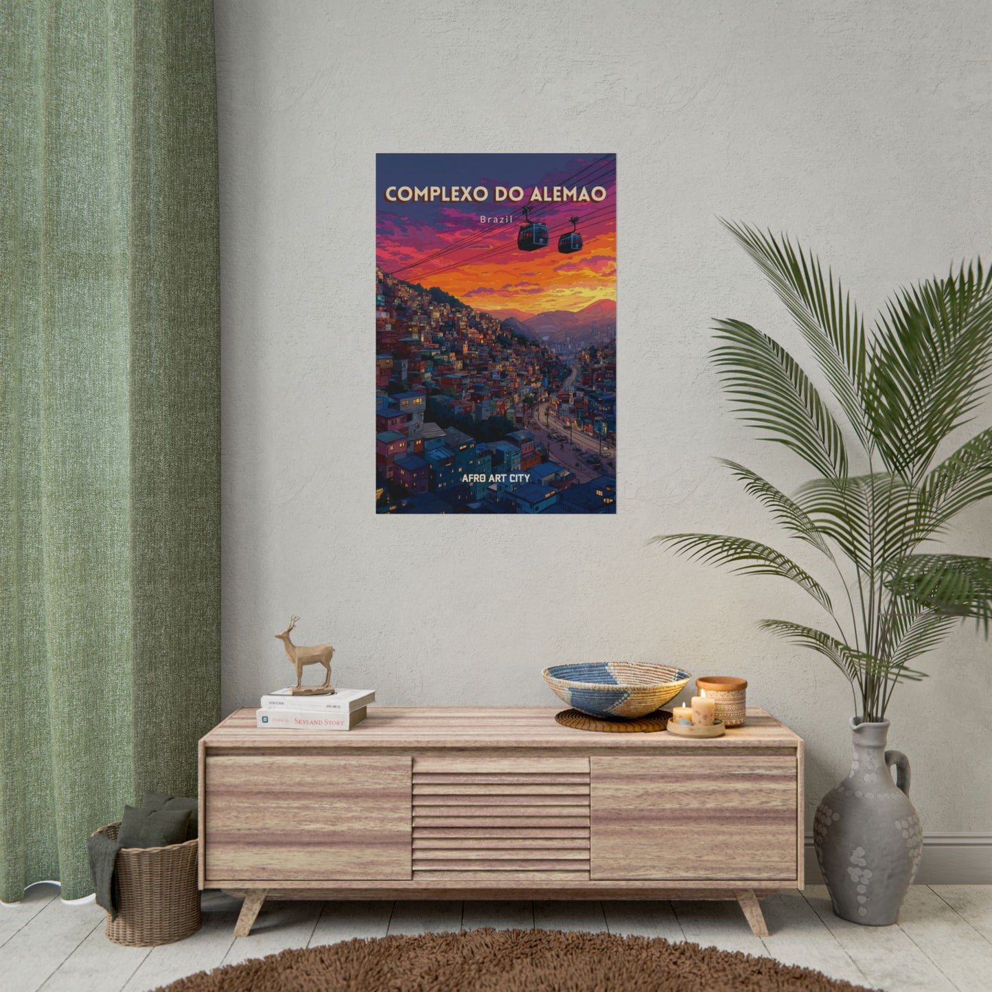 Brazil - Rio de Janeiro, Complexo do Alemao ｜ Poster
