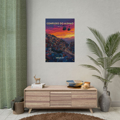 Brazil - Rio de Janeiro, Complexo do Alemao ｜ Poster